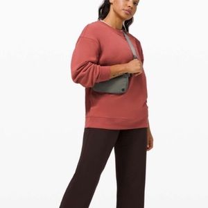 Lululemon Perfectly Oversized Crew Red Size 8
